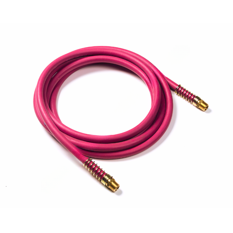 GRO 81 0112 R 12', RED RUBBER AIR HOSE