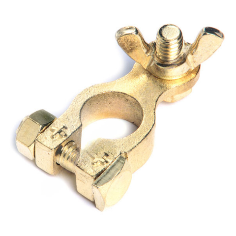 GRO 82 9124 MARINE TERMINAL, BRASS, POS, PK 1
