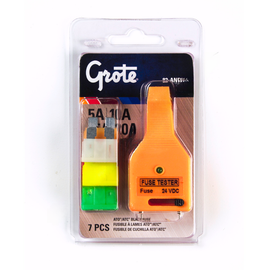 GRO 82 ANR6T FUSE, STD BLADE ASSORT TESTER, 7PK
