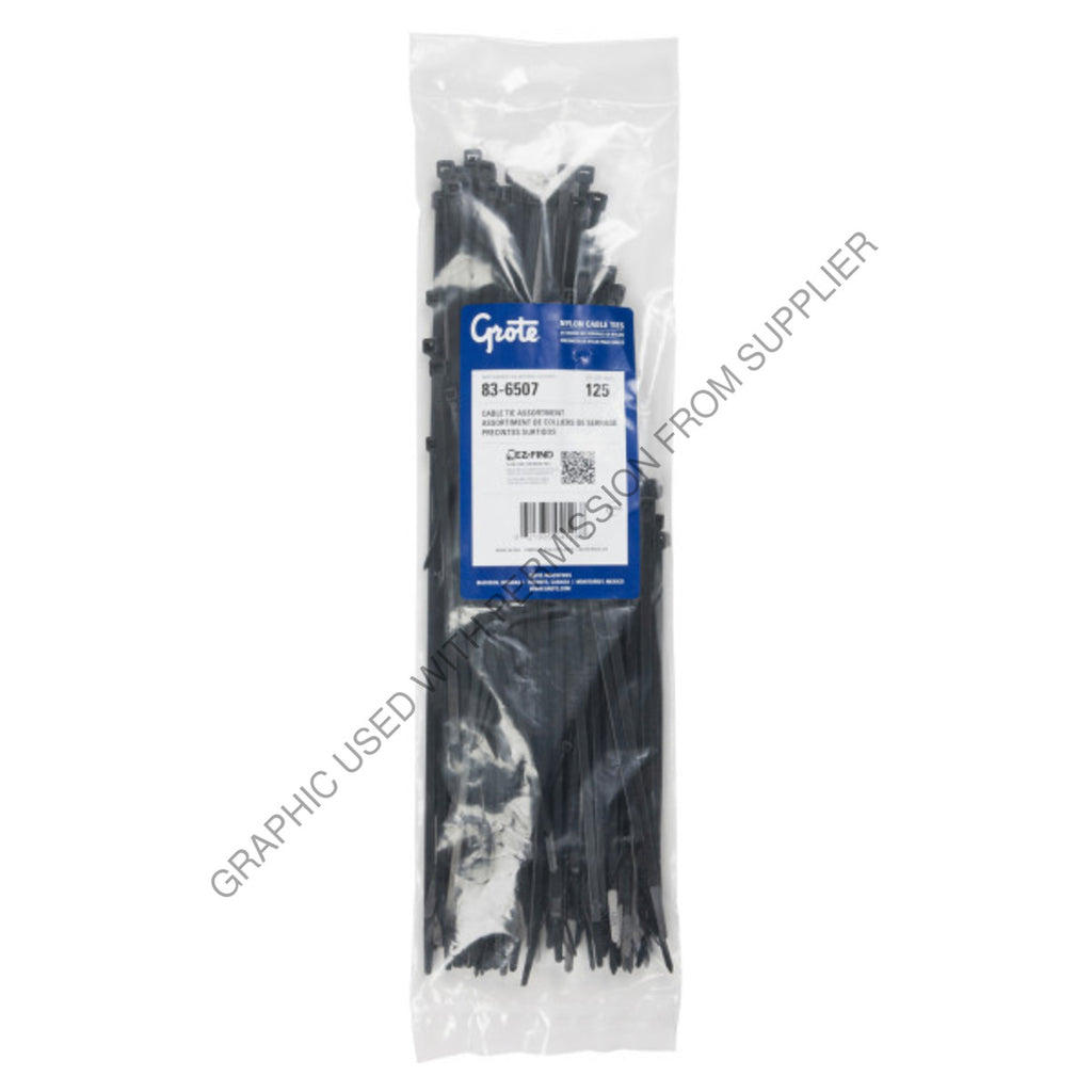 GRO 83 6507 CABLE TIE ASSORTMENT