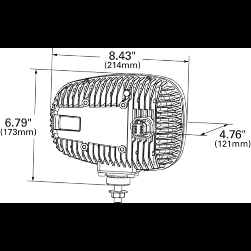 GRO 84661 4 HEATED LENS HIGH/LOW R/H L/H SNOW PLOW L
