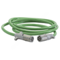 GRO 87174 TRAILER WIRING, STRAIGHT GREEN ABS, 13.5