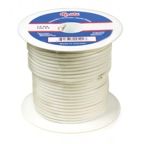 GRO 87 9003 18 GAUGE PRIMARY WIRE GRAY, 100 ROLL