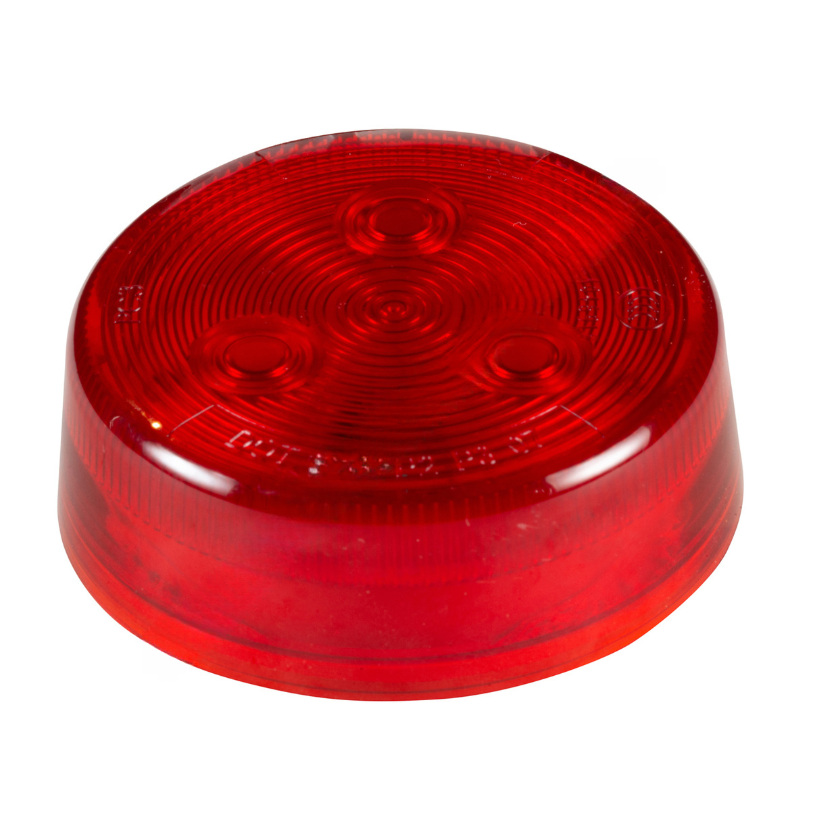 GRO MKR4600R PG CLR/MKR LAMP, 2.5 DIA, RED, LED