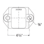 HDR 33783 000 TORQUE ROD FRAME BRAKE