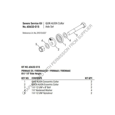 HDR 60632 015 PAX-230 QUIK-ALIGN KIT SS