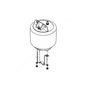 HDR 60961 744 AIR SPRING SERVICE KIT