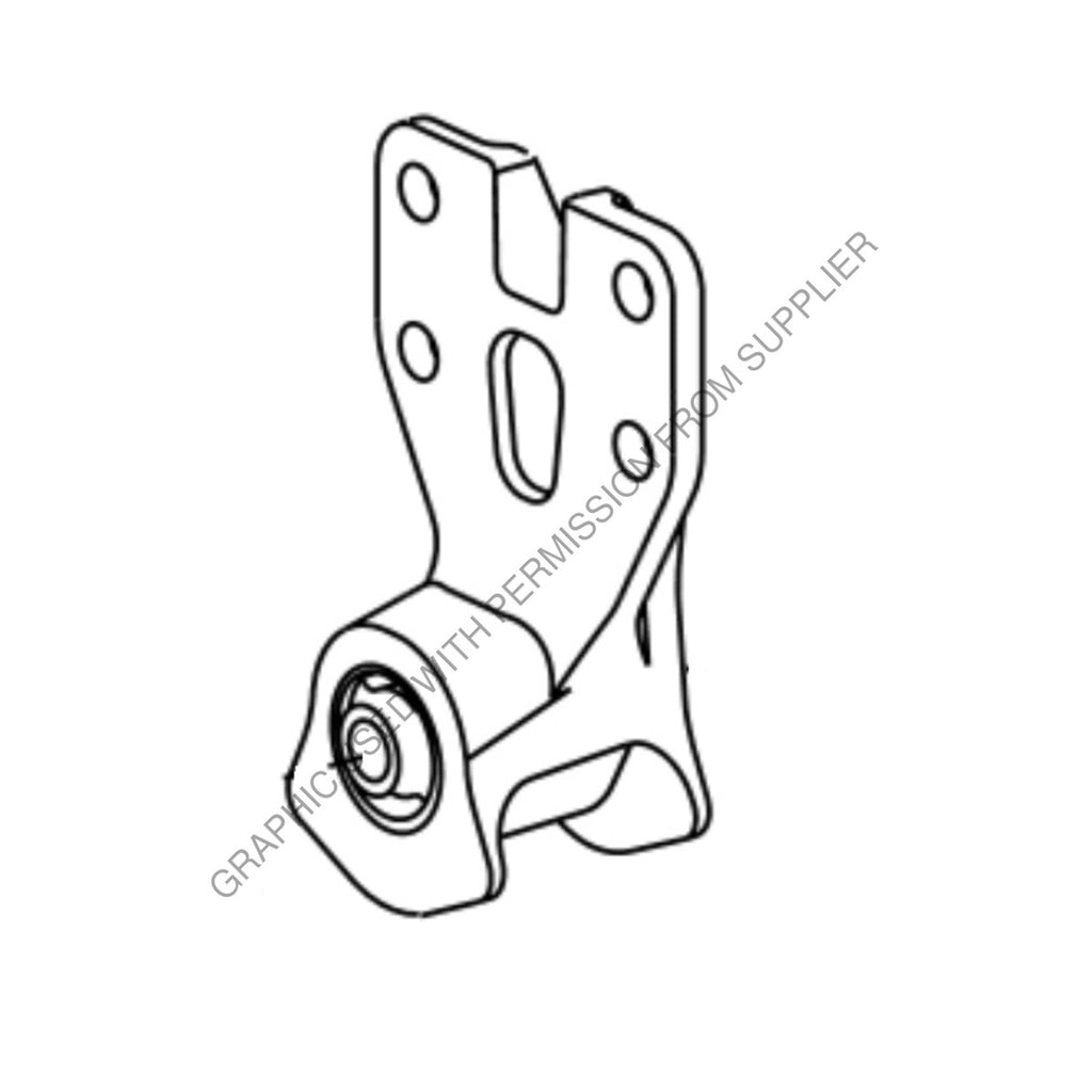 HDR 64316 000 SHACKLE BRACKET W/BUSHING-RR