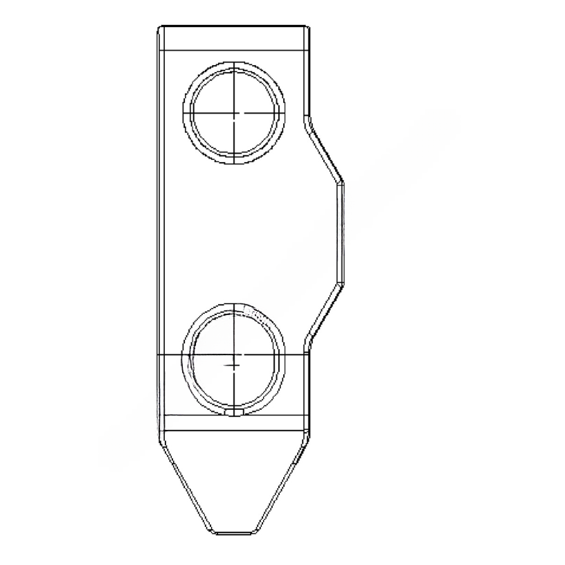HDR 67157 002 BRACKET-CLAMP BLOCK,AXLE,RH