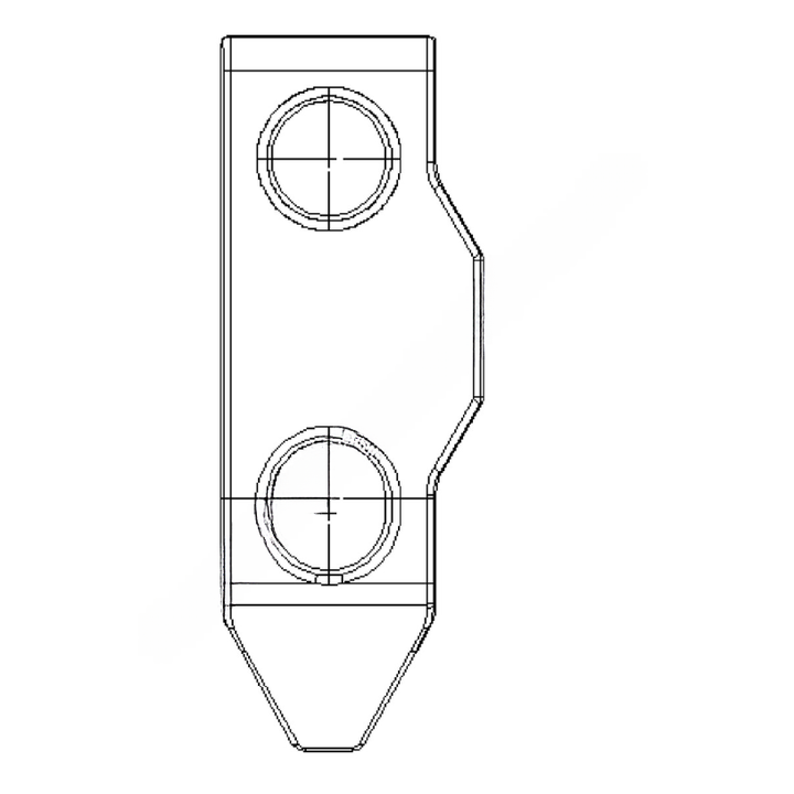 HDR 67157 002 BRACKET-CLAMP BLOCK,AXLE,RH