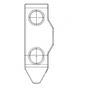HDR 67157 002 BRACKET-CLAMP BLOCK,AXLE,RH
