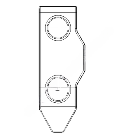 HDR 67157 002 BRACKET-CLAMP BLOCK,AXLE,RH
