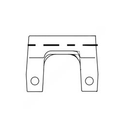 HDR 67913 005 PAD-AXLE/U BOLT,REAR SUSPENSION-BOTTOM C