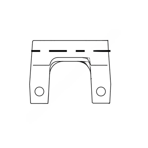 HDR 67913 005 PAD-AXLE/U BOLT,REAR SUSPENSION-BOTTOM C