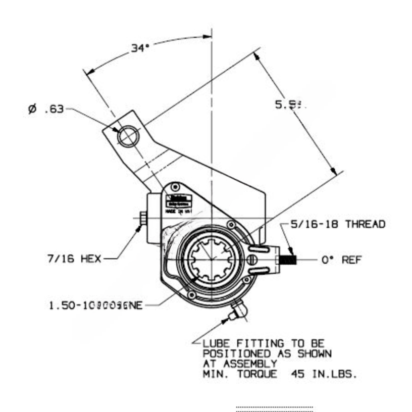 HDX 40010162 AUTOMATIC BRAKE ADJUSTER KIT
