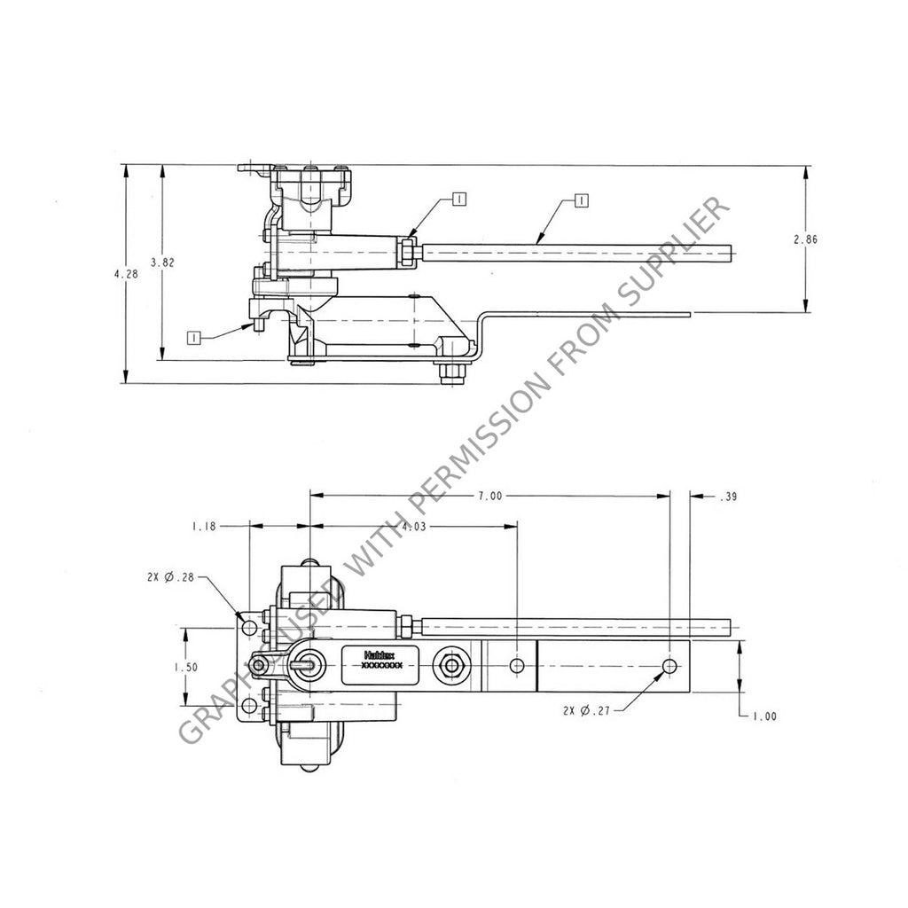 HDX 90554897 HEIGHT CONTROL VALVE