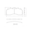 HDX MPBD1311HD AIR DISC BRAKE PAD HIGH FREQ. EXTREME