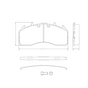 HDX MPBD1311HD AIR DISC BRAKE PAD HIGH FREQ. EXTREME