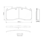 HDX MPBD1370CV MIDLAND DISC BRAKE PAD REPAIR KIT