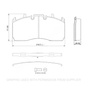 HDX MPBD1370HD AIR DISC BRAKE PAD HF EXTREME TEMP BRAK