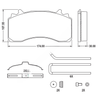 HDX MPBD2061CV MED/HVY DUTY AIR DISC PADS