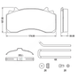 HDX MPBD2061CV MED/HVY DUTY AIR DISC PADS