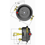 HDX S127240010 BRAKE-SERVICE CHAMBER,S24 300 WCL225