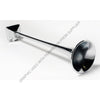 HDY H00876A 34IN CHROME HORN, ROUND BELL