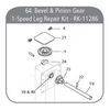 HLD RK11286 REPAIR KIT, BEVEL/PINION GEAR, MARK V