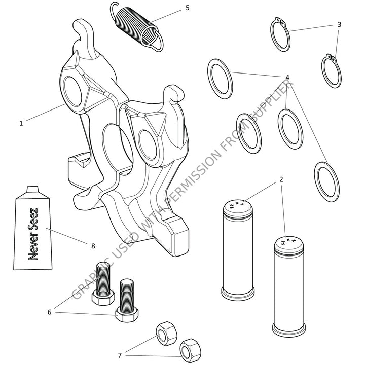 HLD RK 351 07296 KIT REBUILD
