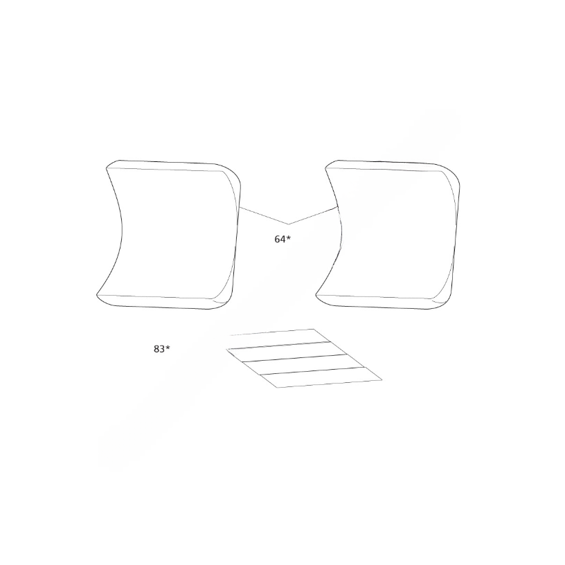 HLD RK PKT2 KIT POCKET INSERT RE