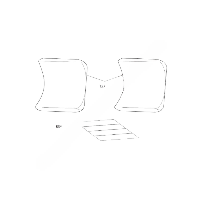 HLD RK PKT2 KIT POCKET INSERT RE