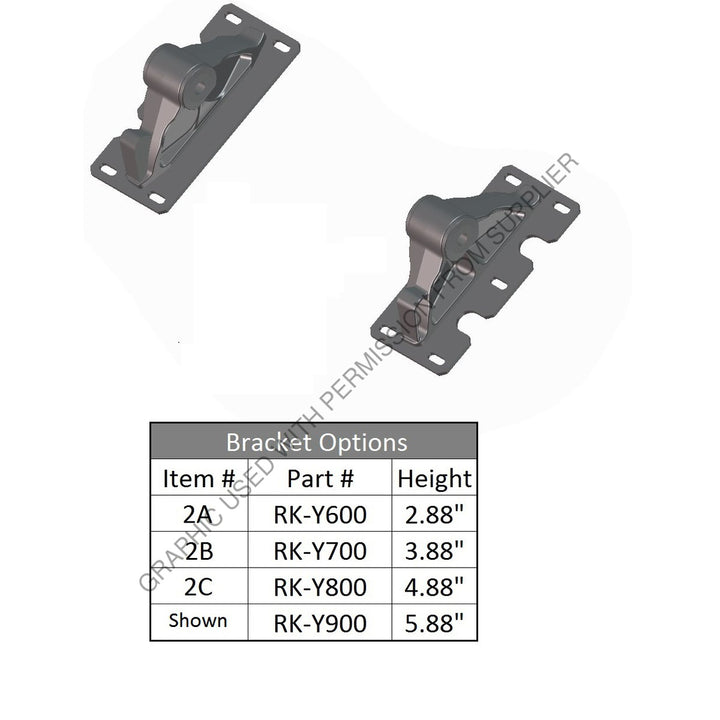 HLD RK Y900 MOUNTING BRACKET KIT REPLACEMENT/REBUILD