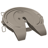 HLD XA 71 DA 25000P PLATE S/A, FIFTH WHEEL
