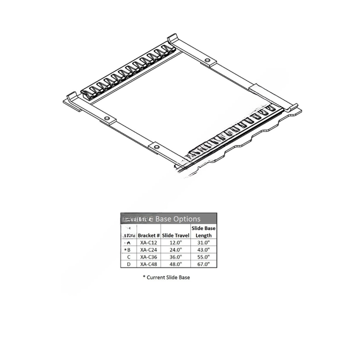 HLD XA C24 SLIDE BASE ASSEMBLY