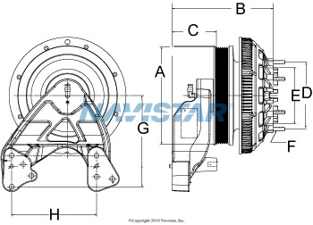 HOR99A8146 DRIVE, FAN  MTG ASM, MAN LOCK Image 1