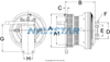 HOR99A9024 DRIVE FAN & MTG ASM