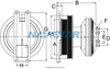 HOR99A9189 DRIVE FAN & MTG ASM