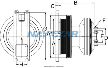 HOR99A9189 DRIVE FAN & MTG ASM