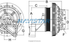 HOR99A9962 DRIVE FAN & MTG ASM