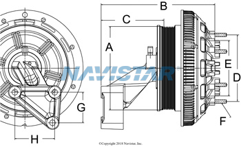 HOR99A9962 DRIVE FAN & MTG ASM