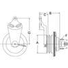 HOR 18057 JOURNAL-BRACKET,MOUNTING DM