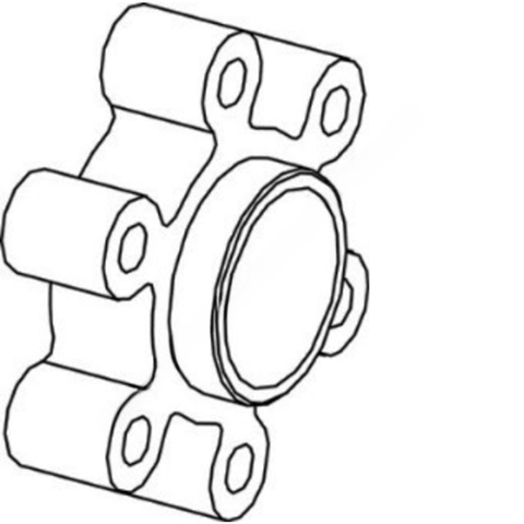 HOR 18386 ADAPTER, FAN PILOT, 50.75 PLT