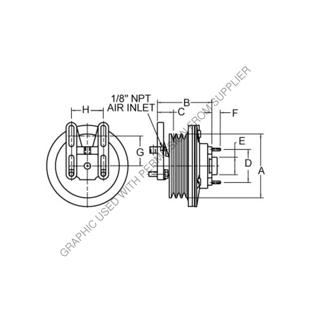 HOR 790004 REMAN FAN CLUTCH