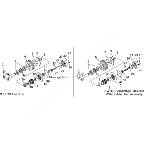 HOR 797038 HTS ADV CLUTCH-REMAN,10-PK,06.77
