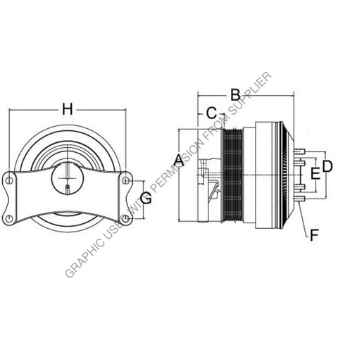 HOR 79A7250 CLUTCH DMA SE 21 REMAN,HDEP