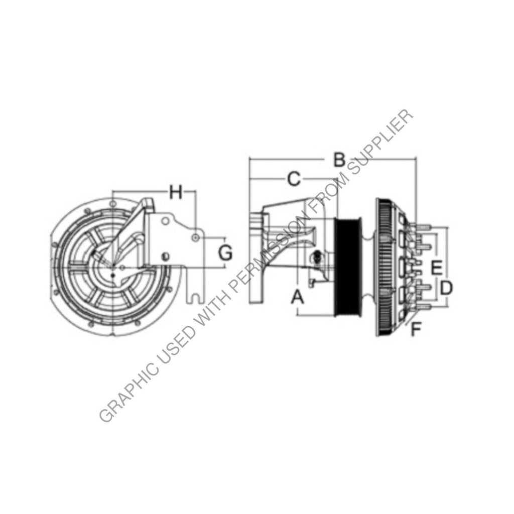 HOR 79A8117 REMAN,CLUTCH DMA2S SE 24 CUM,184.0,12-PK