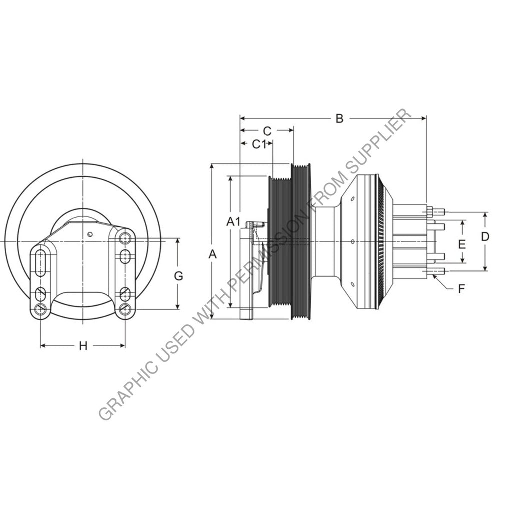 HOR 79A8240 2 CLUTCH REMAN,DMA2S SE