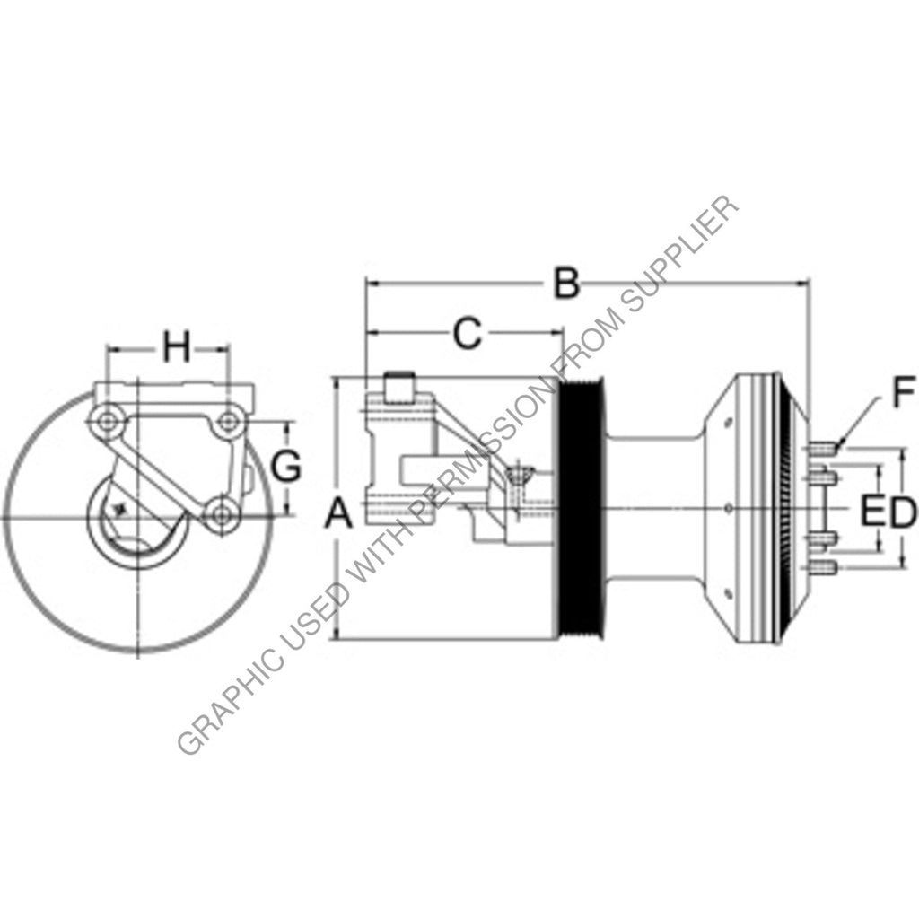 HOR 79A9057 CLUTCH, REMAN, DMA