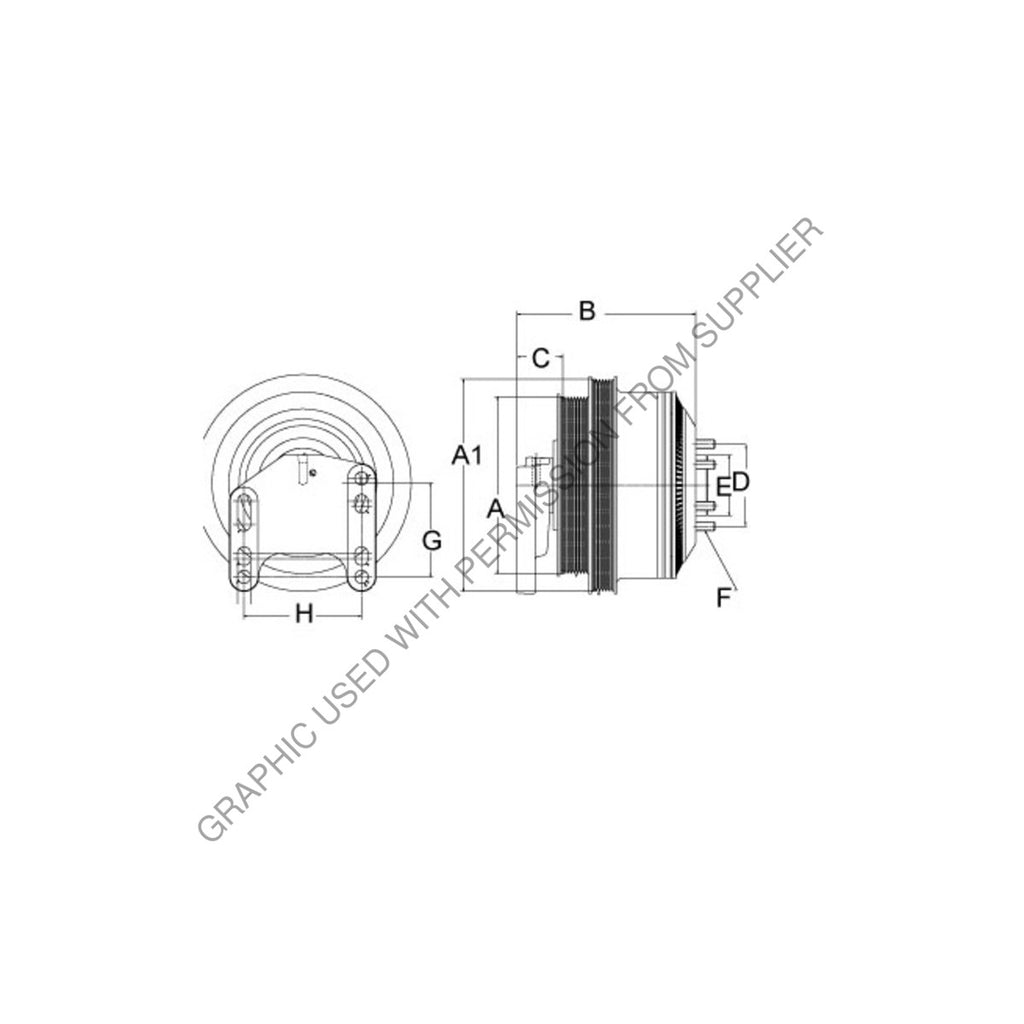 HOR 79A9318 2 DM ADVANTAGE REMAN 2-SPD, FAN CLUTCH